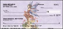 fairy checks Amy Brown Magic and Mischief bank checkbook address labels calling cards